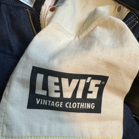 Sold 1950 701 Levis Vintage jeans size 26 x 32 - Picture 5 of 8
